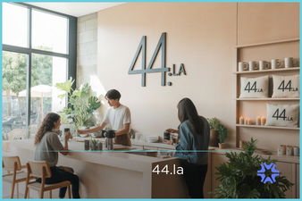 44.la - Creative brandable domain for sale