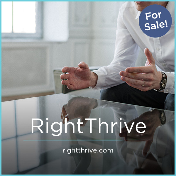 RightThrive.com - buy Cool premium domains