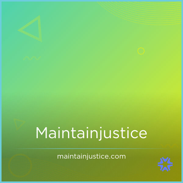 MaintainJustice.com image 2