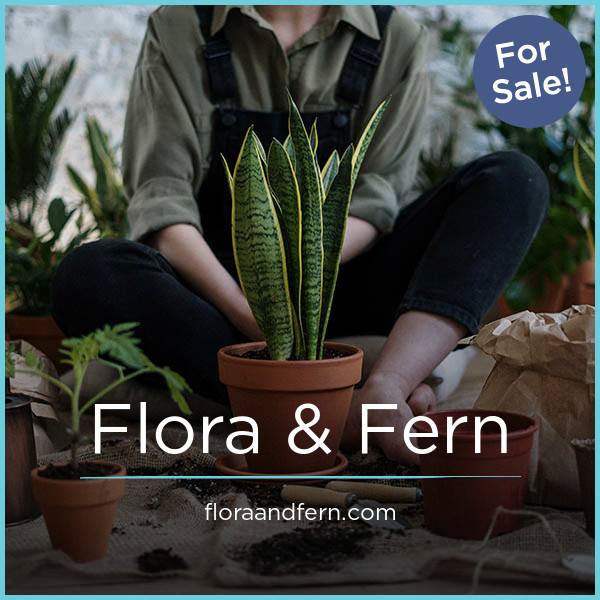 FloraAndFern.com - Best domains for sale