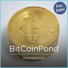 BitcoinPond.com - Creative brandable domain for sale