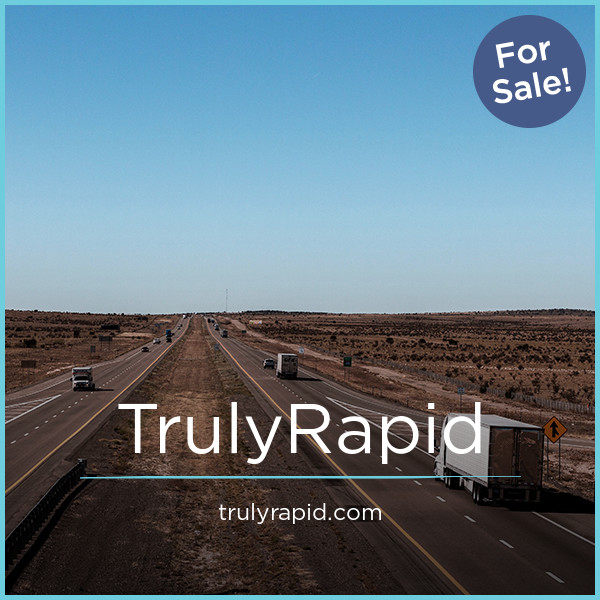 TrulyRapid.com - buy New premium domains