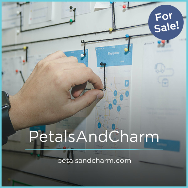 PetalsAndCharm.com - New premium domain names for sale
