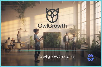 OwlGrowth.com - Creative brandable domain for sale