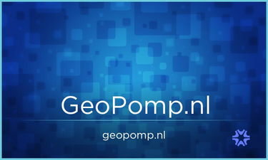 GeoPomp.nl - Creative brandable domain for sale