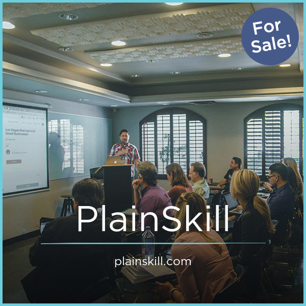 PlainSkill.com - New premium domains for sale