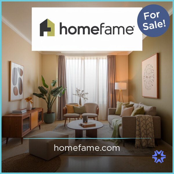 HomeFame.com - Creative premium domain marketplace