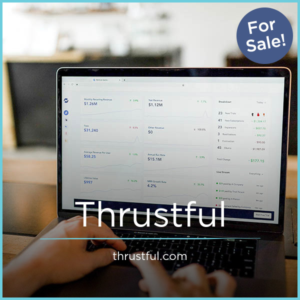 Thrustful.com - buying Catchy premium names