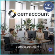 OemAccount.com - Creative brandable domain for sale