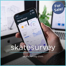 SkateSurvey.com - Creative brandable domain for sale