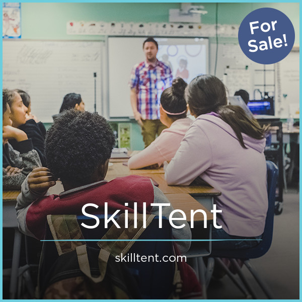 SkillTent.com - Cool premium domain names for sale
