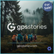 GpsStories.com - Creative brandable domain for sale