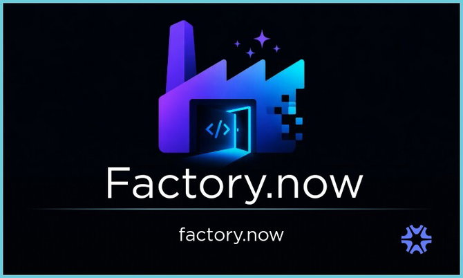 Factory.now — Premium Domain For Sale | Atom