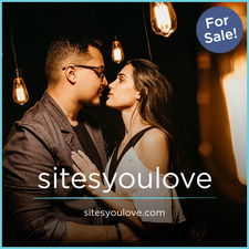 SitesYouLove.com - Creative brandable domain for sale