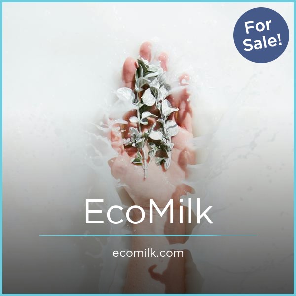 EcoMilk.com - buy Creative premium domains