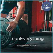 LeanEverything.com - Catchy premium domain marketplace