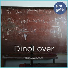 DinoLover.com - Creative brandable domain for sale