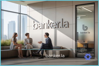 Banker.la - Creative brandable domain for sale
