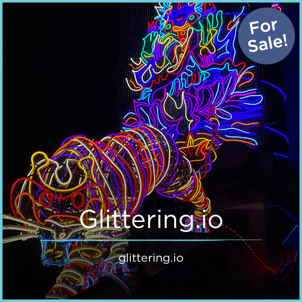 Glittering.io - Catchy premium domains for sale