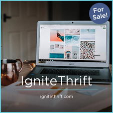 IgniteThrift.com - New premium domain names for sale