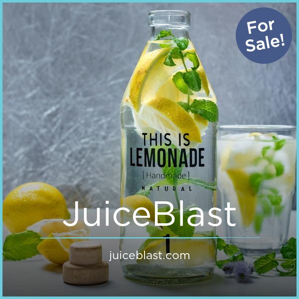 JuiceBlast.com - Unique premium domain marketplace