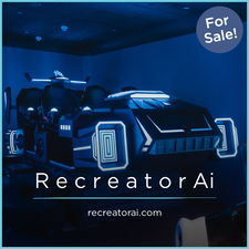 RecreatorAi.com - Creative brandable domain for sale