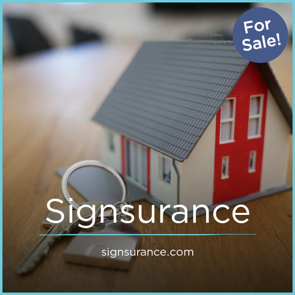 Signsurance.com - Cool premium names