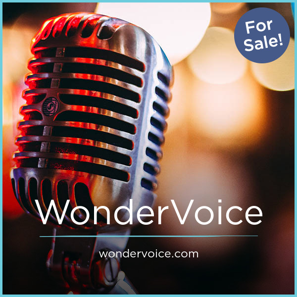 WonderVoice.com - Creative premium domain marketplace
