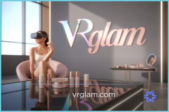 VRGlam.com - Creative brandable domain for sale