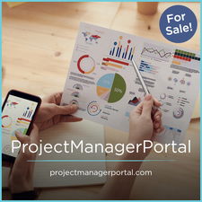 ProjectManagerPortal.com - Creative brandable domain for sale