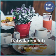 BabyLlamaClub.com - Creative brandable domain for sale