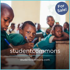 STUDENTCOMMONS.COM - Creative brandable domain for sale
