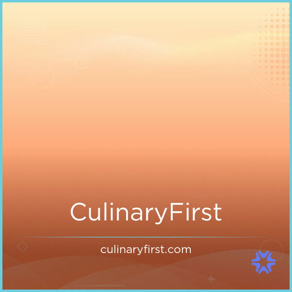 CulinaryFirst.com