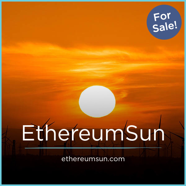 EthereumSun.com - New premium domain names for sale