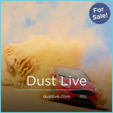 DustLive.com - Creative brandable domain for sale