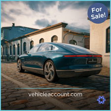 VehicleAccount.com - Creative brandable domain for sale