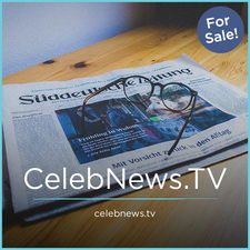 CelebNews.TV - Creative brandable domain for sale