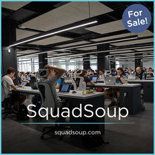 SquadSoup.com - New premium domain marketplace