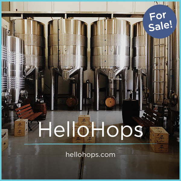 HelloHops.com - New premium domain names for sale