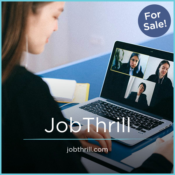 JobThrill.com - Creative premium domain marketplace