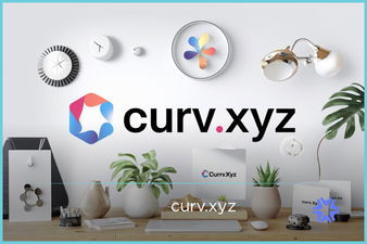 Curv.xyz - Creative brandable domain for sale
