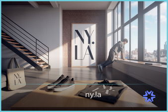 NY.LA - Creative brandable domain for sale