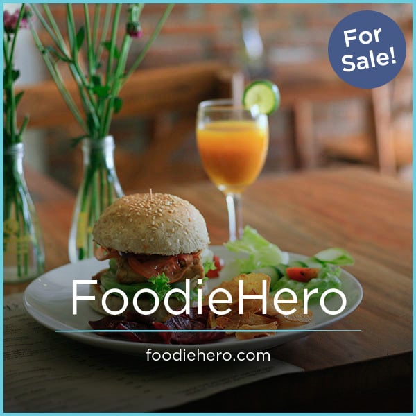 FoodieHero.com - Creative premium domain marketplace