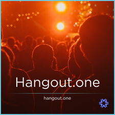Hangout.One - Creative brandable domain for sale
