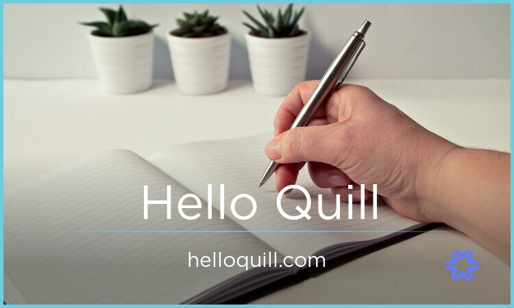 HelloQuill.com - buy Good premium names