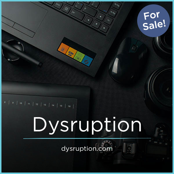 Dysruption.com - Catchy premium domain marketplace