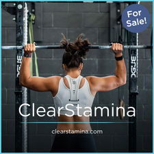 ClearStamina.com - Creative brandable domain for sale
