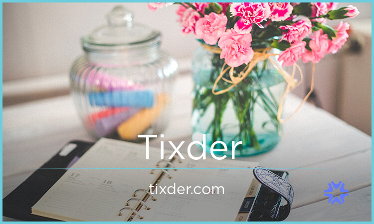 Tixder.com - Unique premium domains