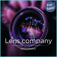 Lens.company - Creative brandable domain for sale