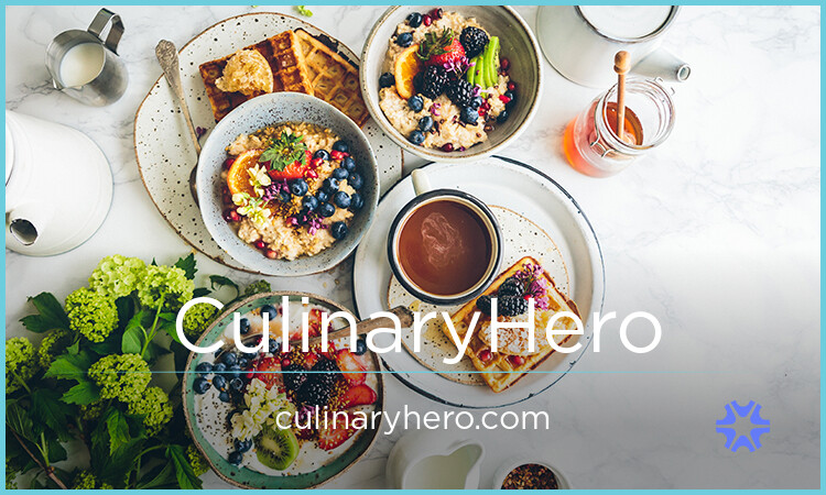 CulinaryHero.com - buy Cool premium domains